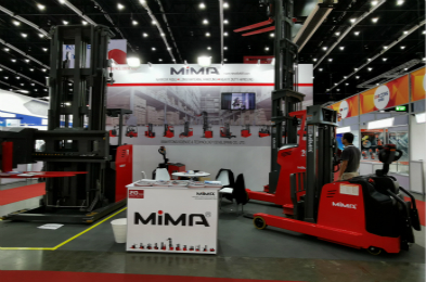 MIMA electric forklift at Metalex 2019