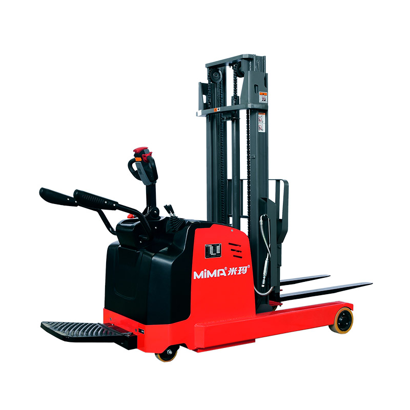 Stand On Electric Reach Stacker Truck MFA