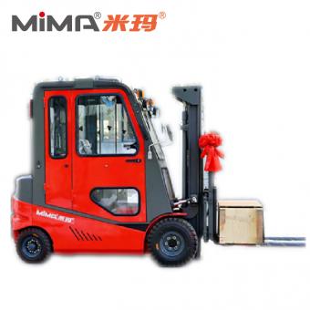 counterbalance electric forklift with cabin