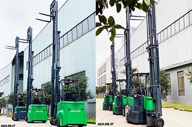 MiMA articulated forklifts were delivered to a client in Southeast Asia