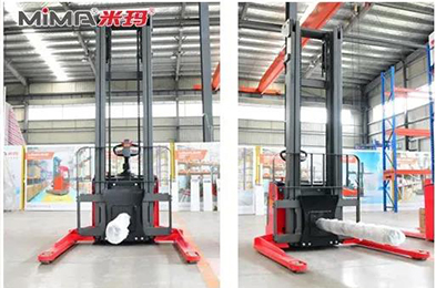 Application of MiMA walkie straddle stacker in Aluminum coil industry
